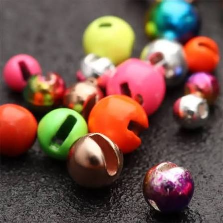 Pro Tyer Slotted Stainless Steel Beads - 20 pc. Pro Tyer Slotted Stainless Steel Beads - 20 pc.